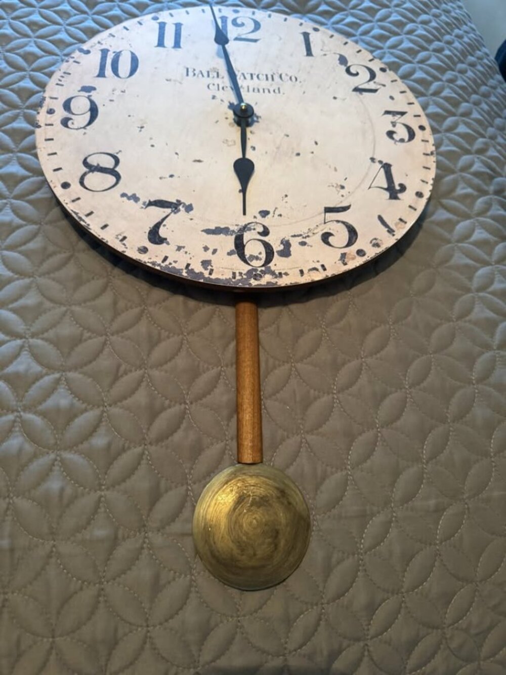 Decorative Clock with Pendulum - Picture 2 of 5